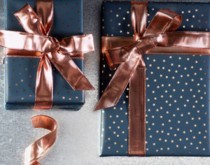 Ribbon is always a winner when it comes to Christmas Packaging