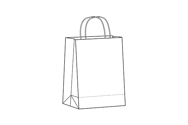 Kraft Carrier Bag (Sale Bag)